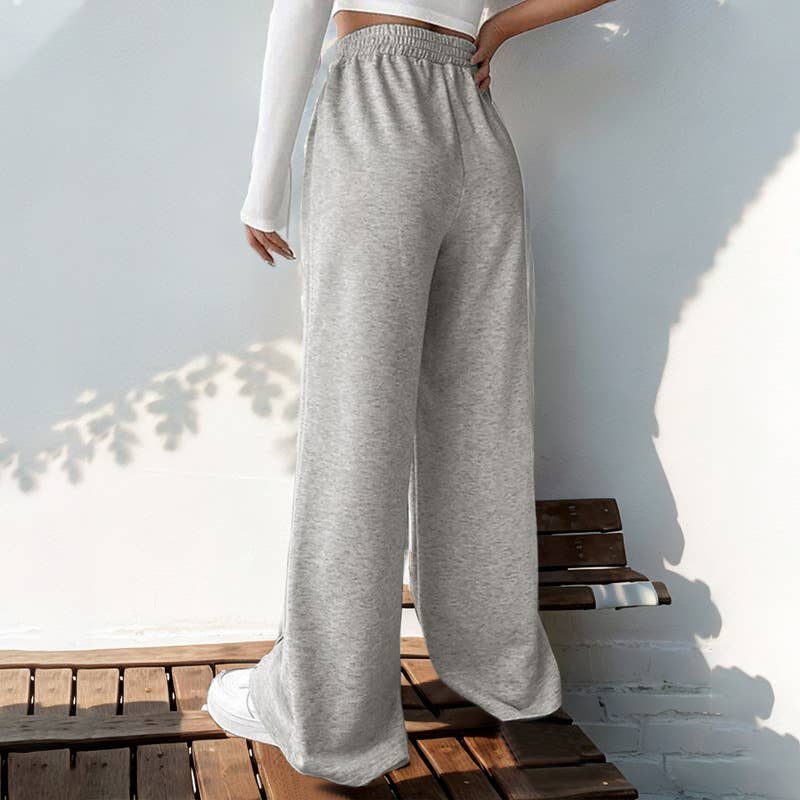 V-Waist Grey Sweatpants