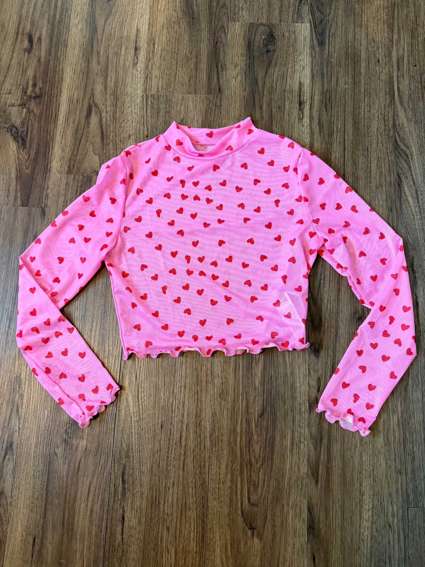 Under Heart Sheer Layering Shirt