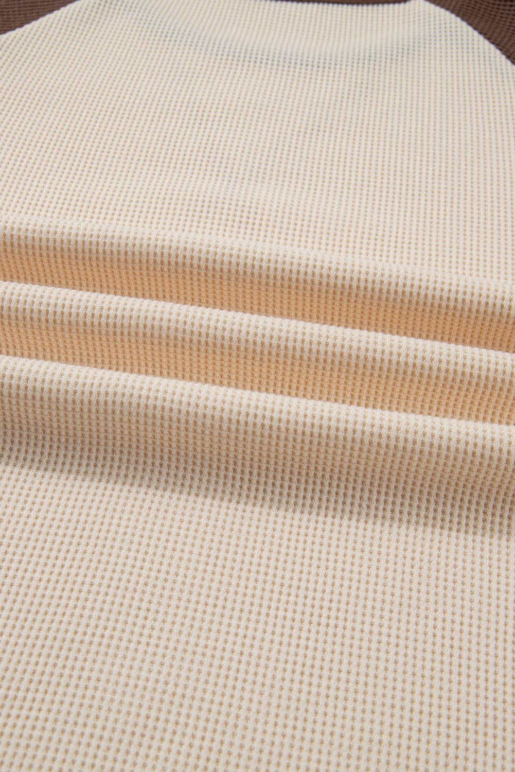 Floral Patchwork Colorblock Raglan Long Sleeve Top