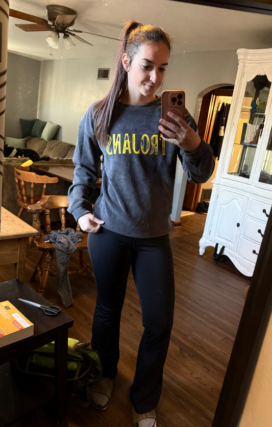 Trojans Oversized Grey Sweater